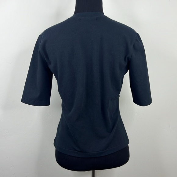 JOHN ELLIOTT Black Shortsleeve Top 4 - Picture 3 of 5